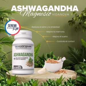 Ashwagandha + Magnesio 1000mg 60 CAPS
